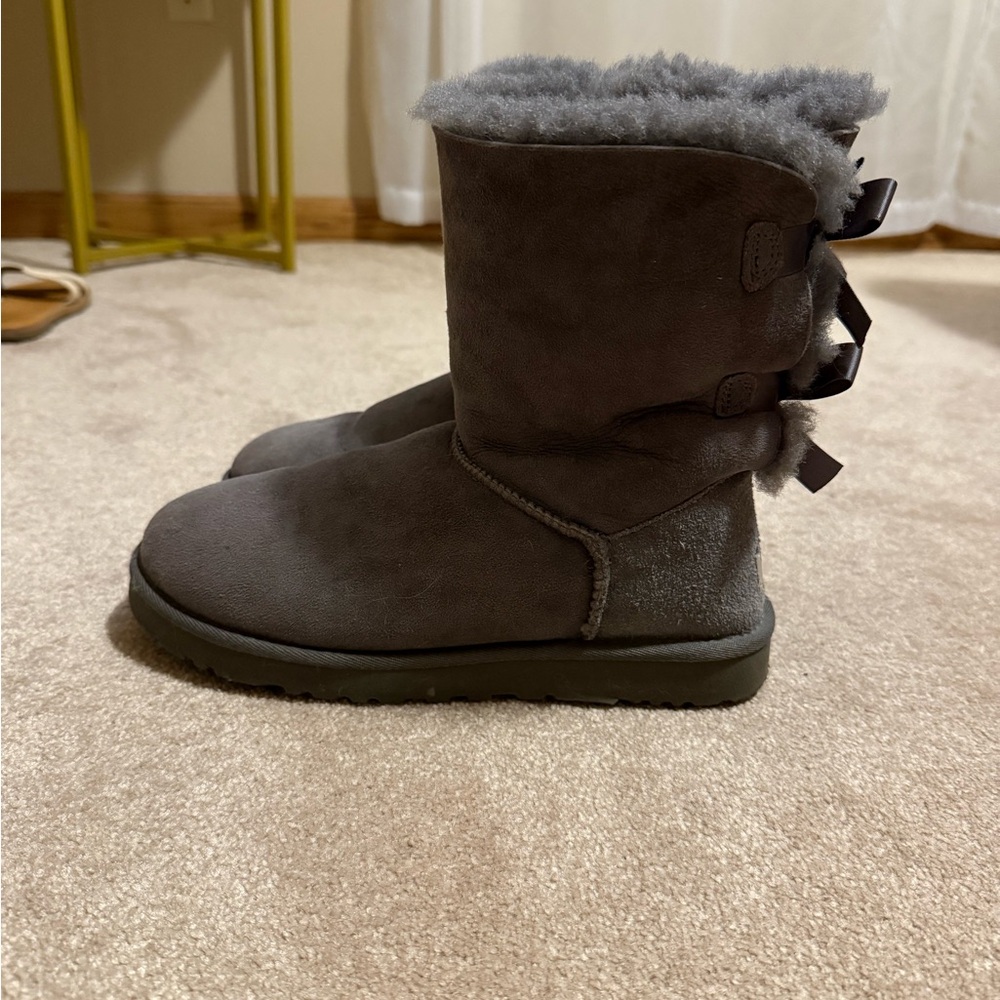 Gray Bailey Bow Uggs - image 1